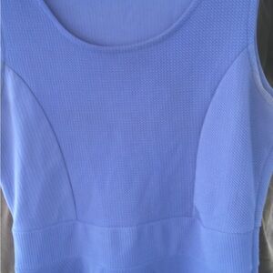 Blue Sleeveless Top